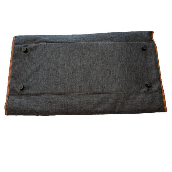 CRG Prestige 2-in-1 Garment Bag Dark Gray Tan Brown Travel Casual Bag NEW NWT - Picture 14 of 14